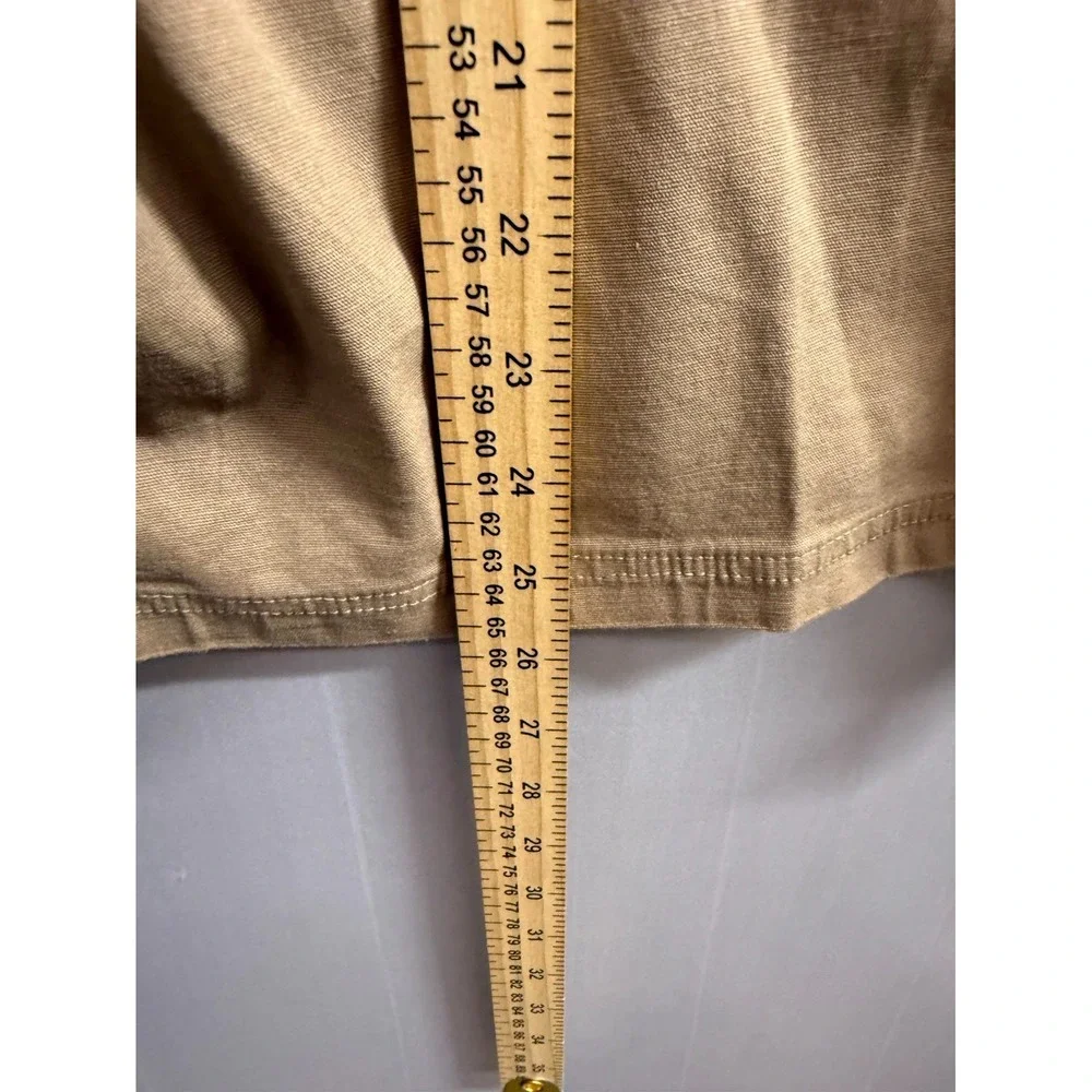 Lincoln Outfitters Cargo Shorts Mens 48 Khaki Stretch Cotton Utility Pockets